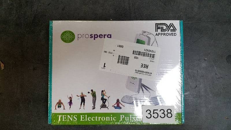 lot 3538 image: Prospera TENS Electronic Pulse Massager