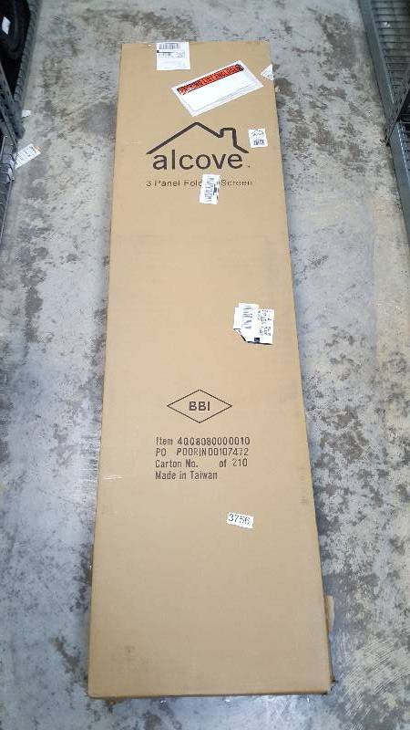 alcove 3-Panel Folding Room Divider&nbsp