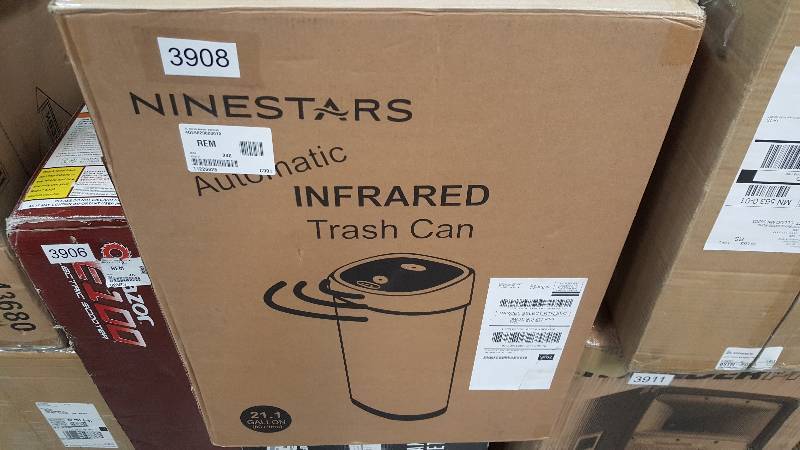 Nine Stars 21-Gallon Motion-Sensor Trash Can