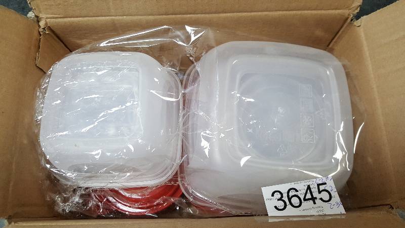 lot 3645 image: alcove 30-Pc. Plastic Food Storage Set