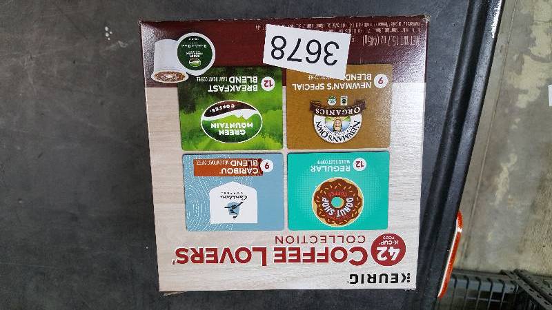 lot 3678 image: Keurig Coffee Lovers Collection K-Cup Pods 42-Pack