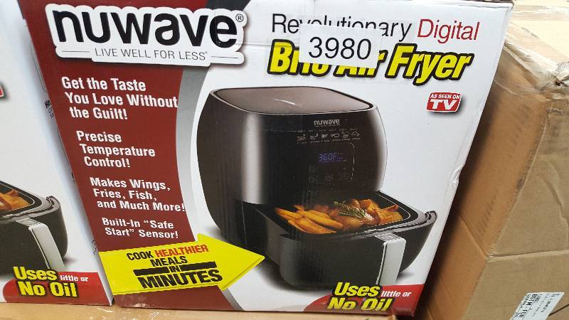 lot 3980 image: NuWave Brio Digital Air Fryer