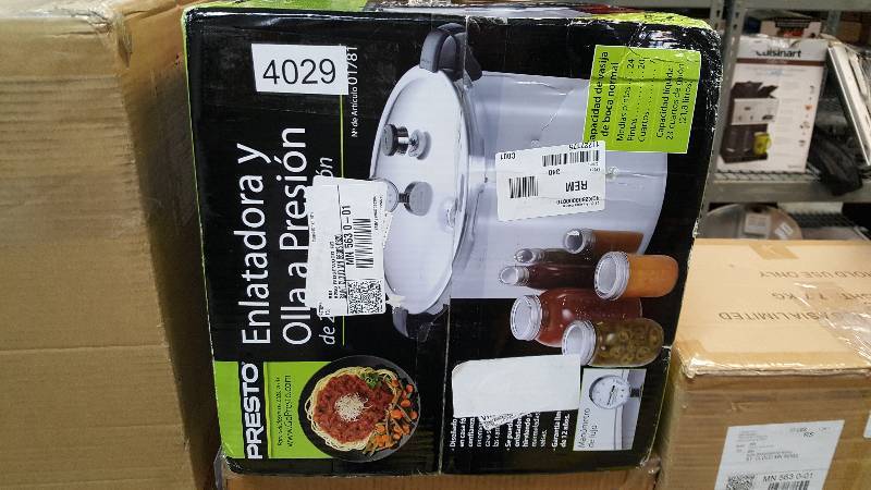 lot 4029 image: Presto 22-Qt. Pressure Canner