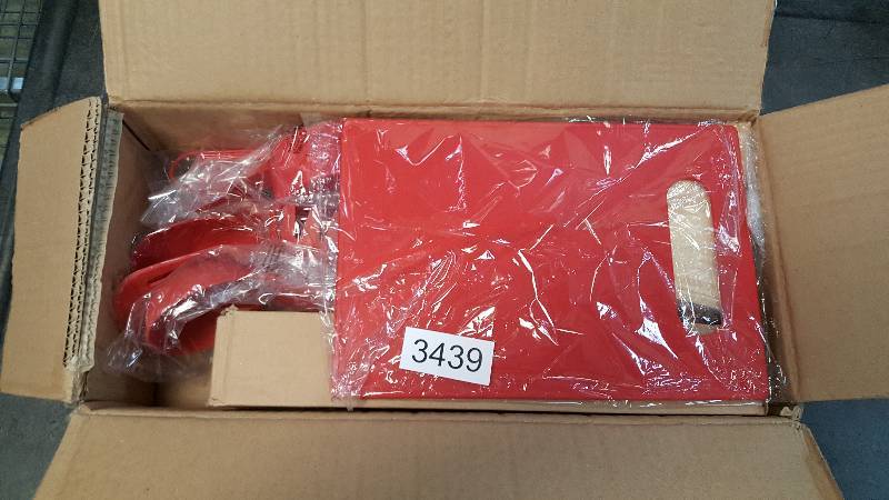 lot 3439 image: alcove 48-Pc. Cutlery, Tool and Gadget Set - Red
