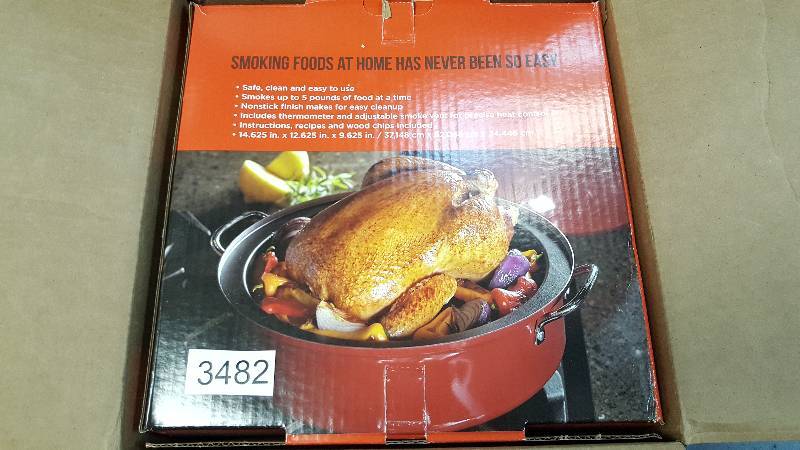 lot 3482 image: Nordic Ware 13 Stovetop Smoker