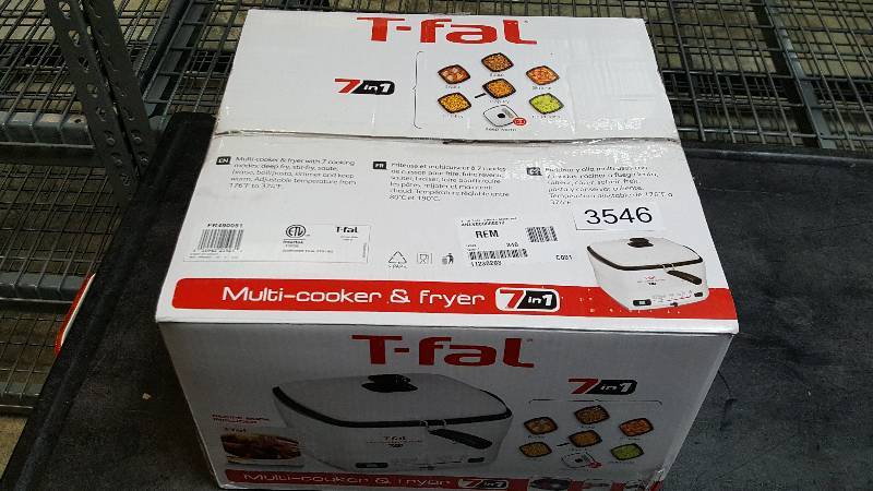 lot 3546 image: T-fal 7-in-1 Multi-Cooker & Fryer