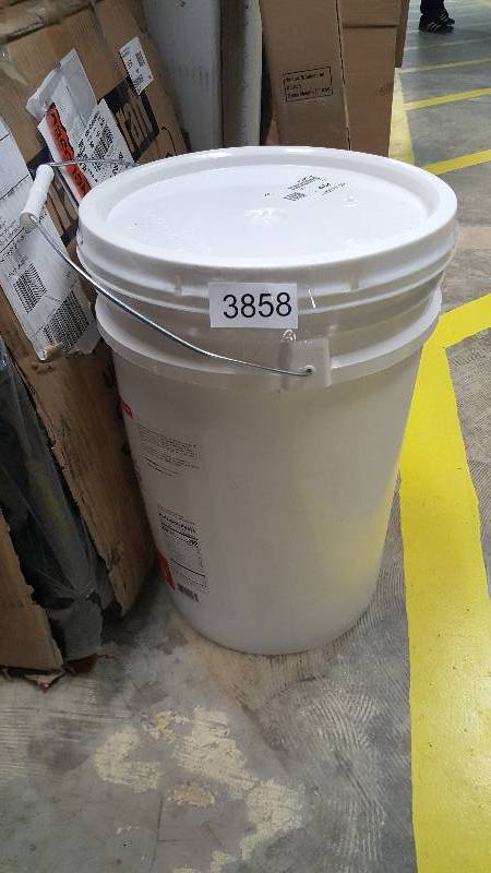 lot 3858 image: Augason Farms Hard White Wheat - 40-lb. Pail