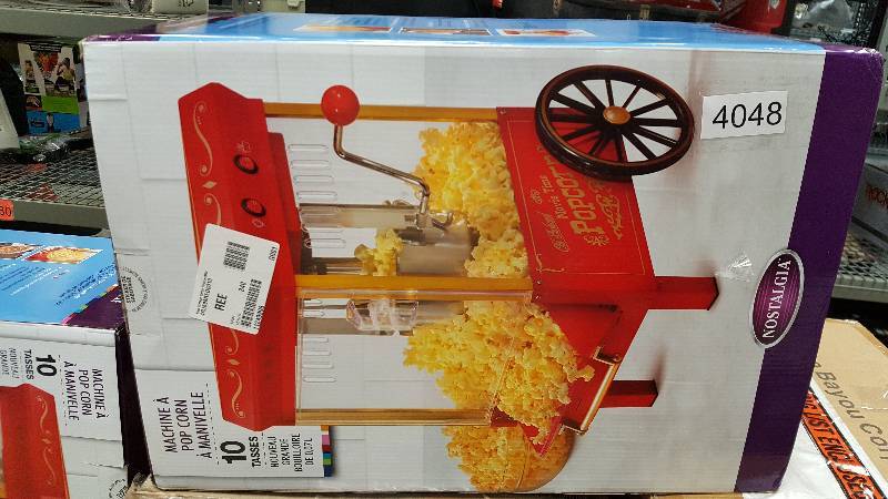 lot 4048 image: Nostalgia Vintage Kettle Popcorn Maker