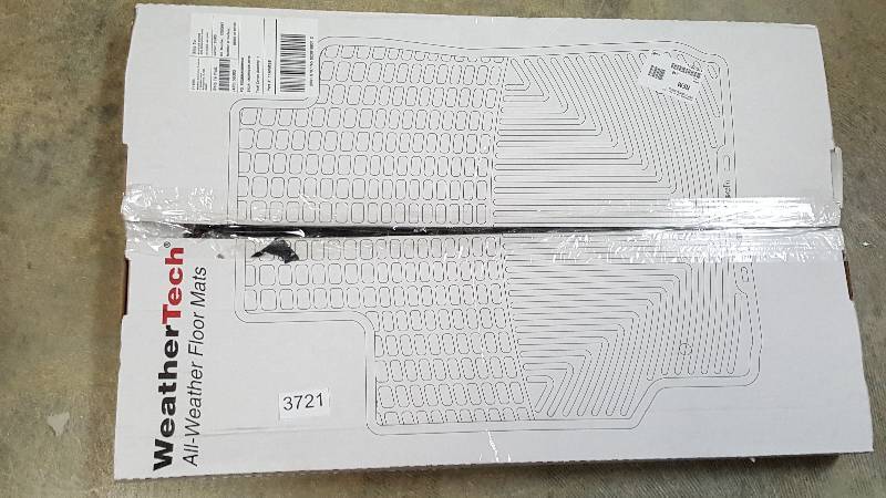 lot 3721 image: WeatherTech AVM Trim-to-Fit 4-Pc. Floor Mats in Black