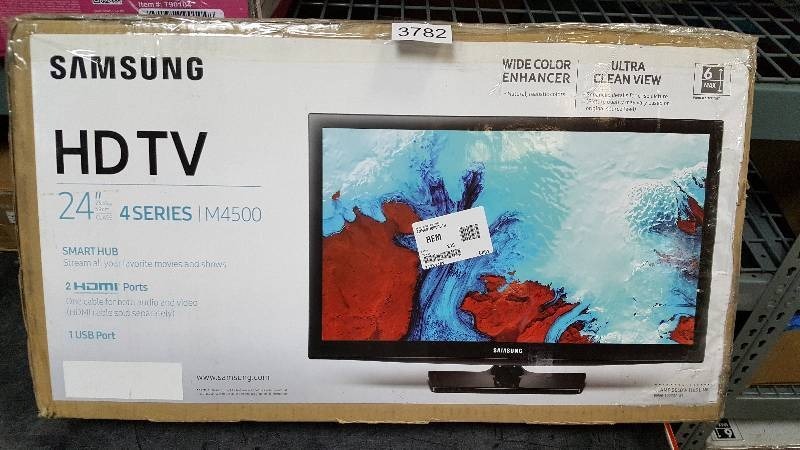 lot 3782 image: Samsung 24 720p LED Smart TV - UN24M4500AF