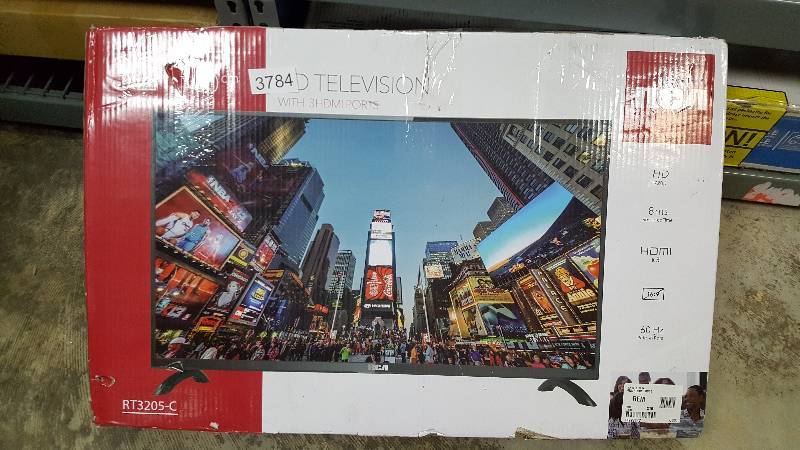 lot 3784 image: RCA 32 720p LED TV - RT3205