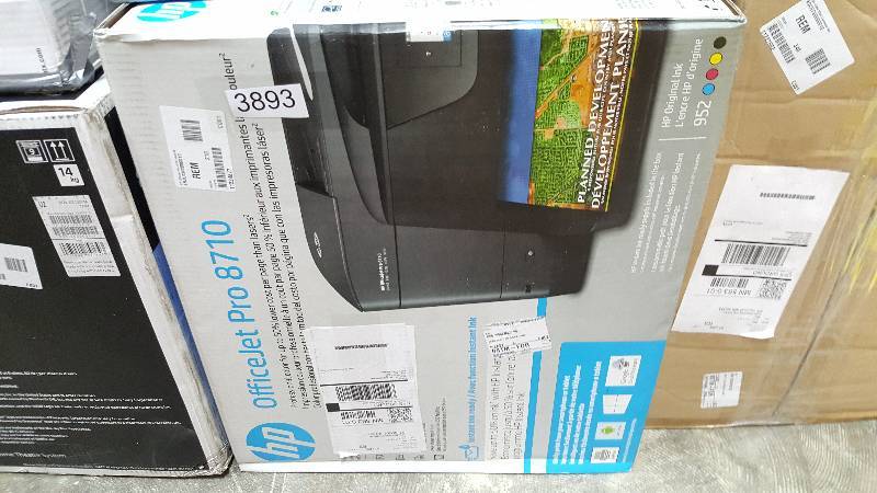 lot 3893 image: HP Officejet Pro 8710 Inkjet Multifunction Printer - HPOJP8710