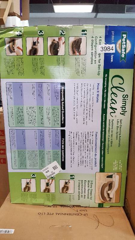 lot 3984 image: Simply Clean Automatic Litter Box System