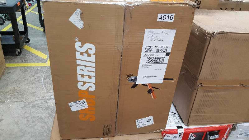 lot 4016 image: SHOPSERIES 14 Amp 10 Miter Saw with Leg Stand
