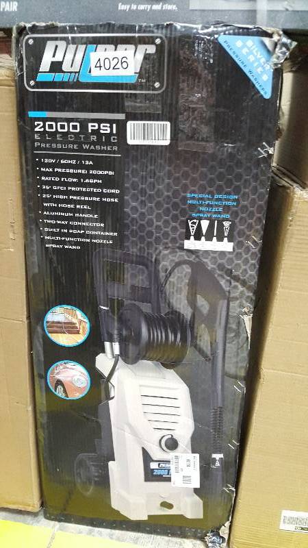 lot 4026 image: Pulsar 2000 PSI Electric Pressure Washer