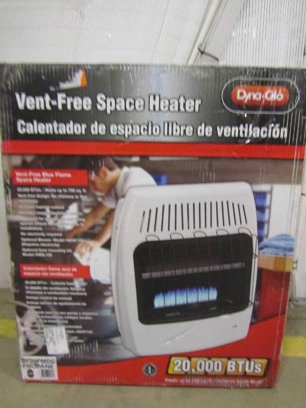 lot 71 image: Dyna-Glo 20,000 BTU Blue Flame Vent Free LP Wall Heater