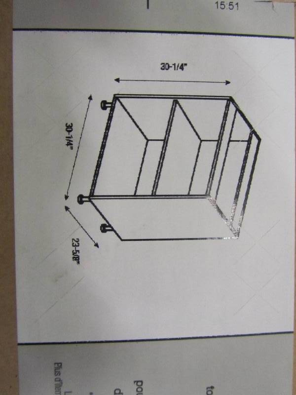 lot 79 image: Eurostyle Base Cabinet 30 White (x2)