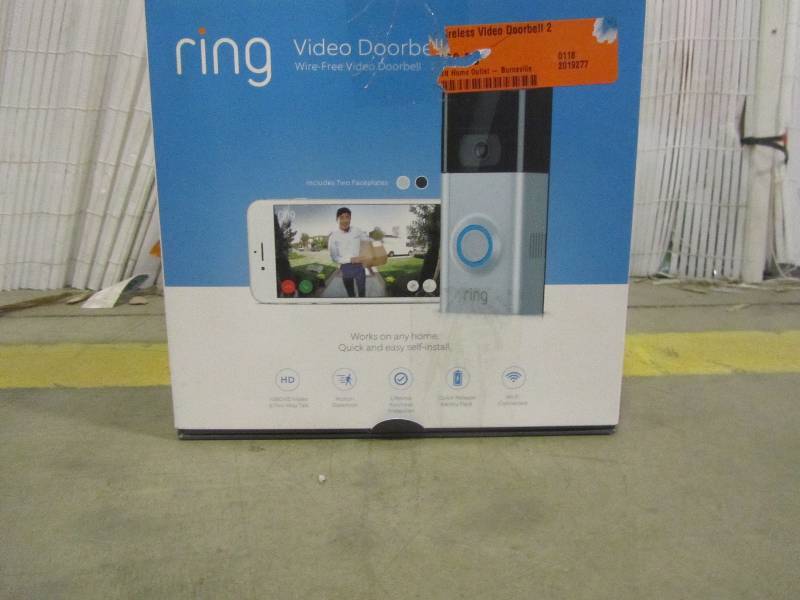 lot 87 image: Ring Wireless Video Doorbell 2