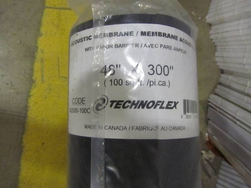 lot 41 image: Technoflex Commercial Acoustics Wall Blokker - 4x25 Soundproofing Membrane
