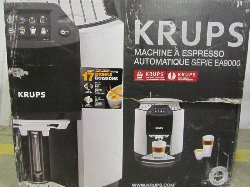 lot 57 image: Krups Barista One Touch Fully Automatic Espresso Machine
