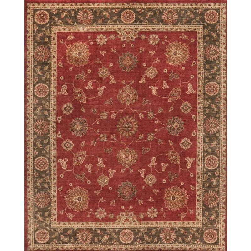 lot 62 image: Home Decorators Collection Casa Red 7 ft. x 10 ft. Indoor Area Rug