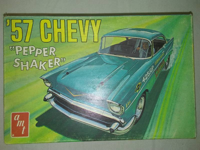 AMT 57 Chevy Bel Air Hard Top Pepper Shaker Collectible AMT MPC REVELL MONOGRAM Model Car Kits New in Box NIB Some Quality Assembled by an Auto Bodyman. DeWalt Saw Vikings