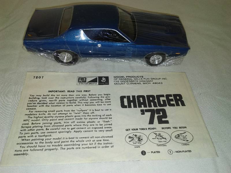 lot 77 image: MPC 1972, 72 Dodge Charger # 7207,