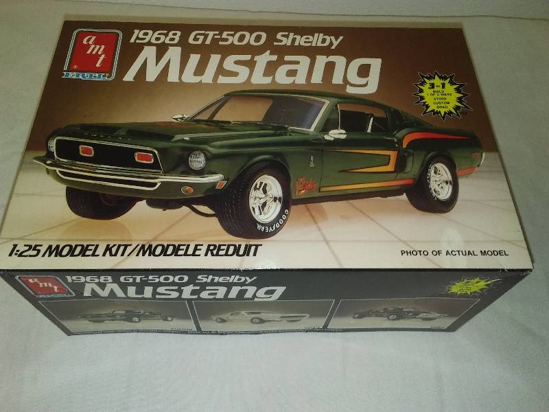 lot 16 image: NIB AMT ERTL 1968 Ford Mustang Shelby GT-500 # 6541