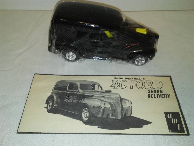 lot 105 image: AMT 1940 Ford Delivery Sedan, Gene Winfields