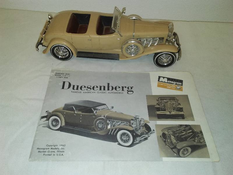 lot 112 image: Monogram Dusenberg famous American Classic 1963 PC 981, 1934 Model SJ Weyman Torpedo Phaeton Dusey