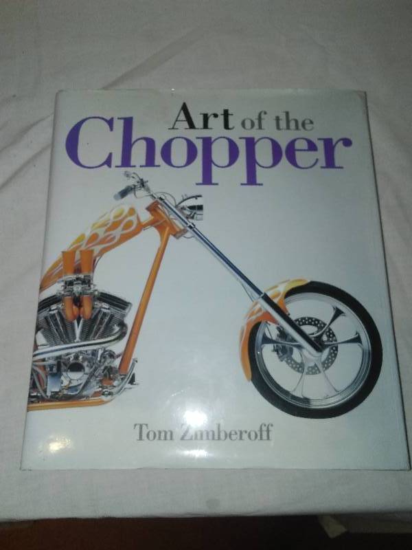 lot 122 image: The Art of the Chopper Motorcycle Bike Book, 39.95 retail, tag still inside