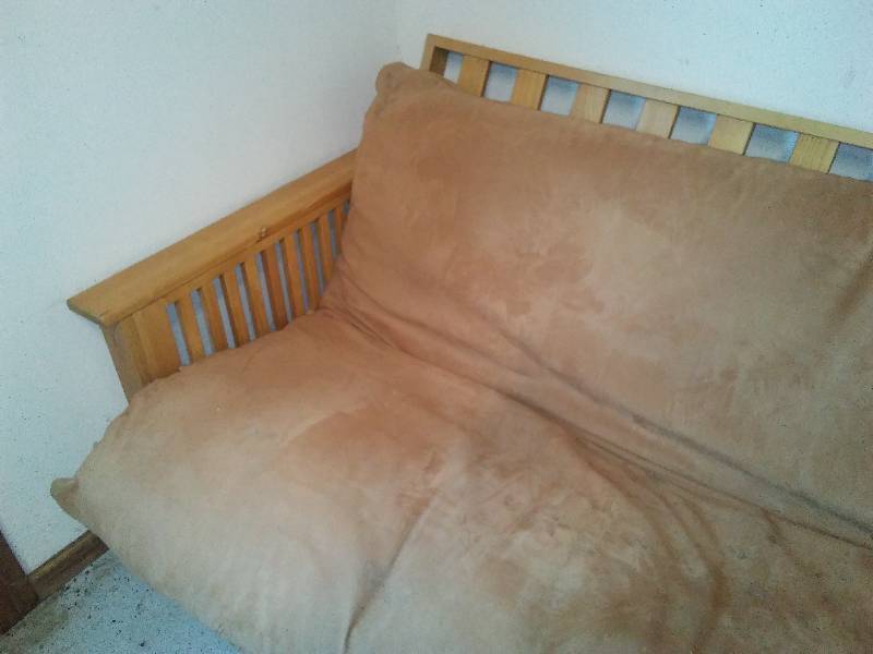 lot 23 image: From one hunters man cave to yours Birch Futon Frame and Pad