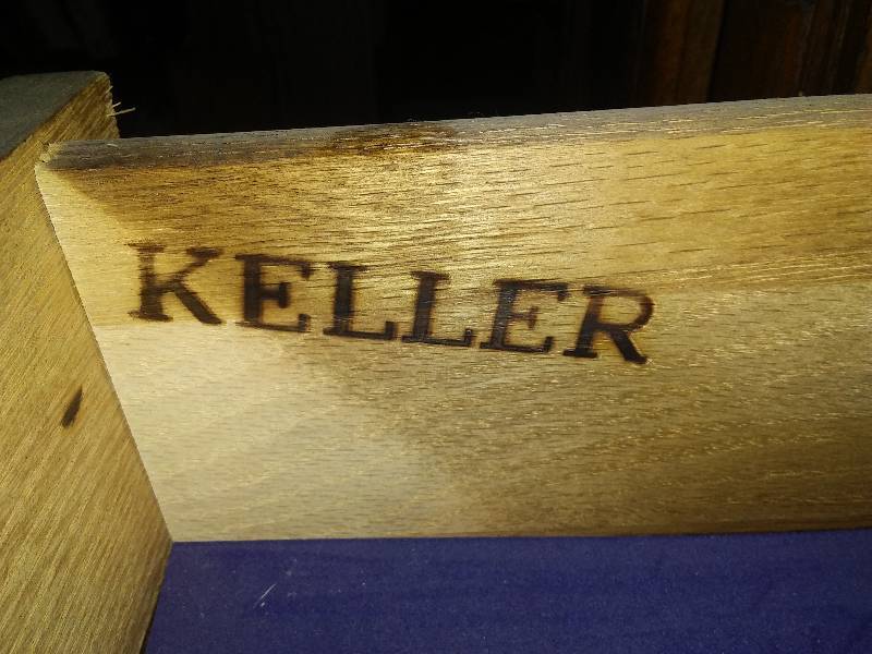 lot 78 image: Lighted China Buffet by KELLER - great condition and hardware.