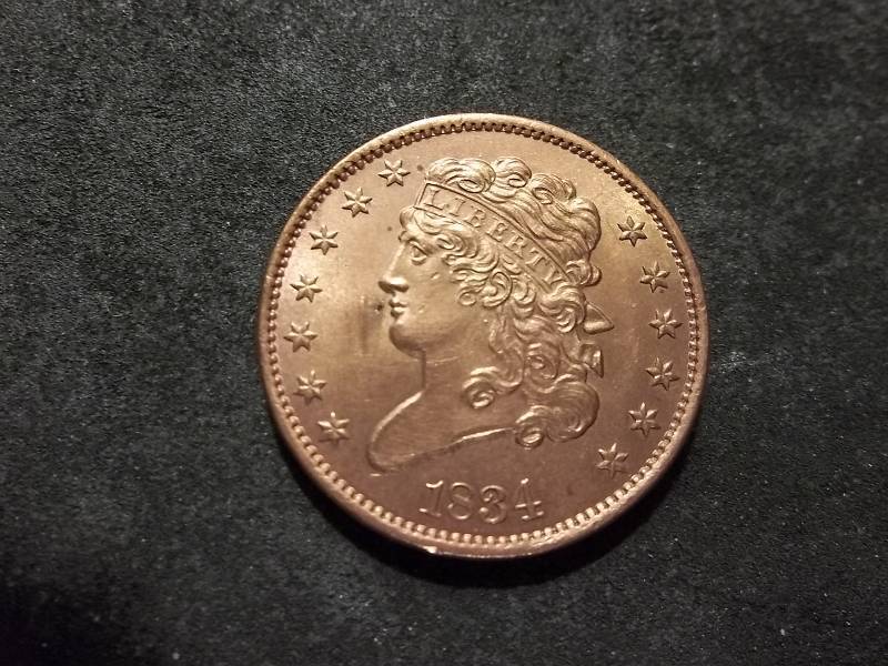 1834 Bust Half Cent
