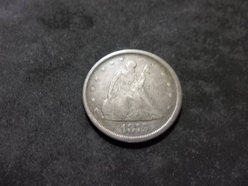 1875 S-20 Cent Piece