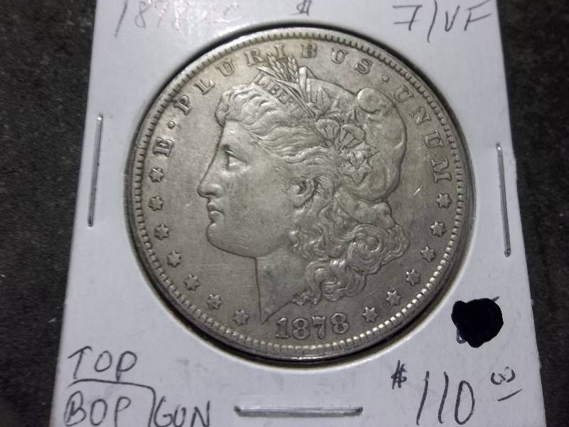 1878 CC  Morgan Silver Dollar