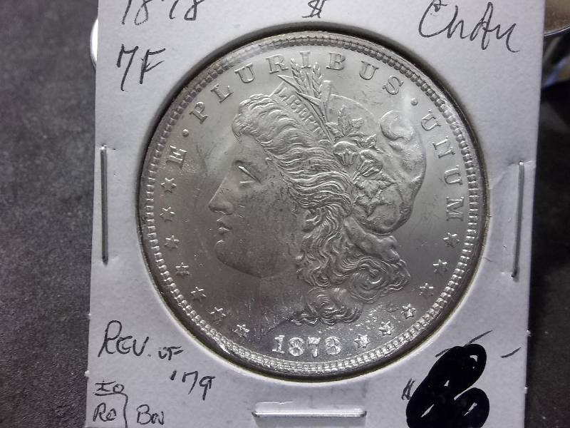 1878 7 TF Morgan Silver Dollar Reverse 79