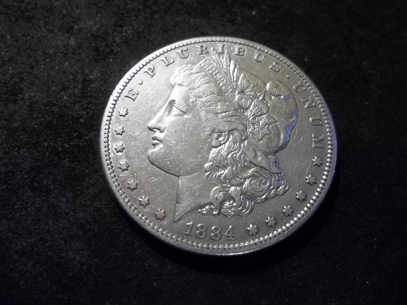 1884 S Morgan Silver Dollar