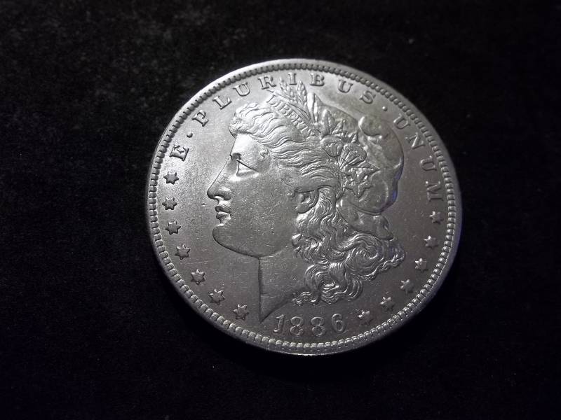 1886 O Morgan Silver Dollar