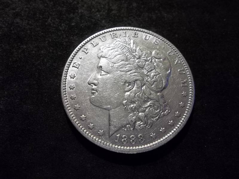 1888 O Morgan Silver Dollar (Hot Lips)