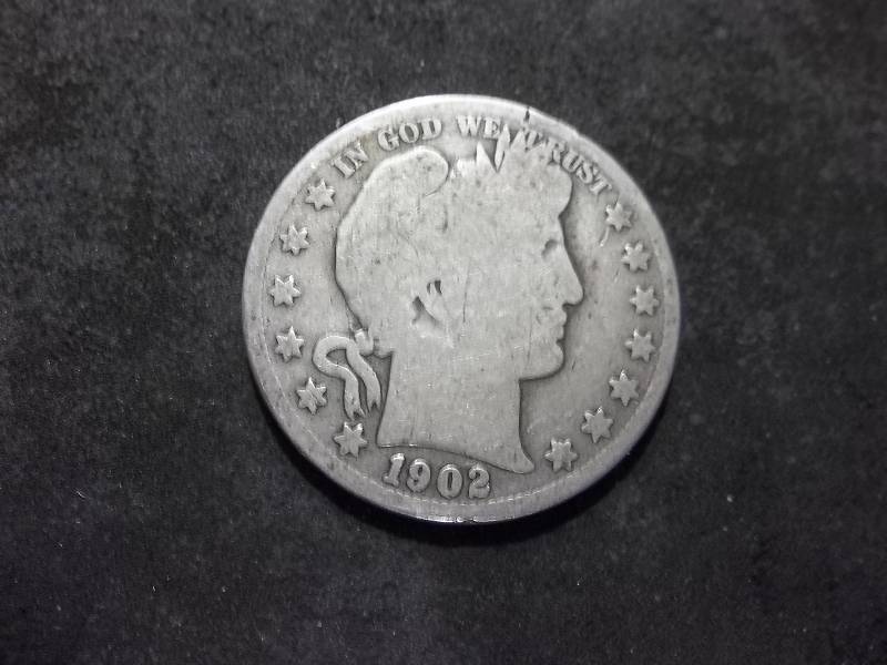1902 S Barber Half Dollar