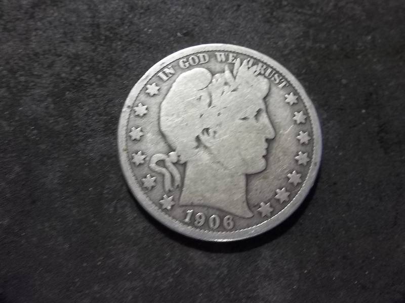 1906  Barber Half Dollar