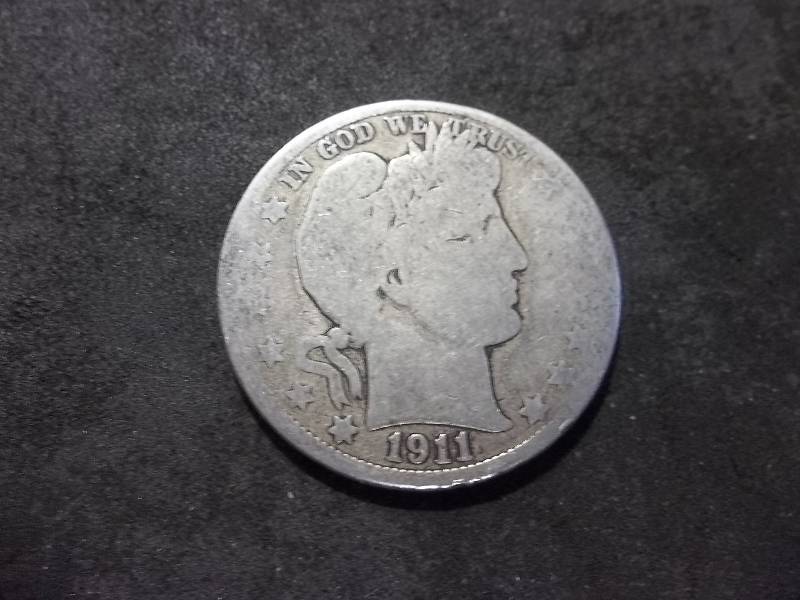 1911  Barber Half Dollar