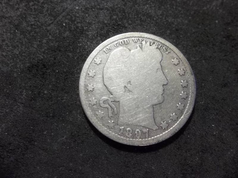 1897 S Barber Quarter