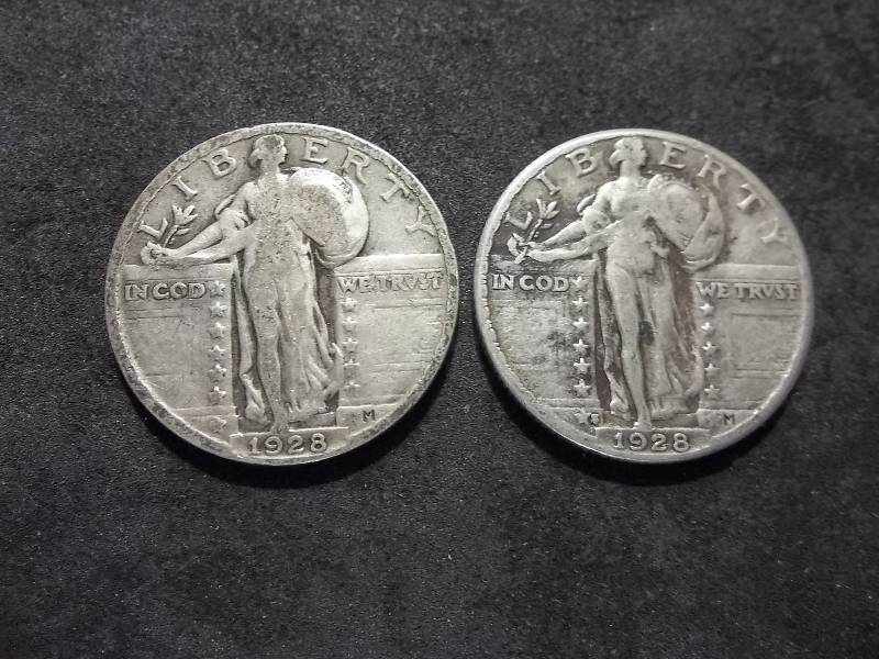 1928, 1928 S Standing Liberty Quarters