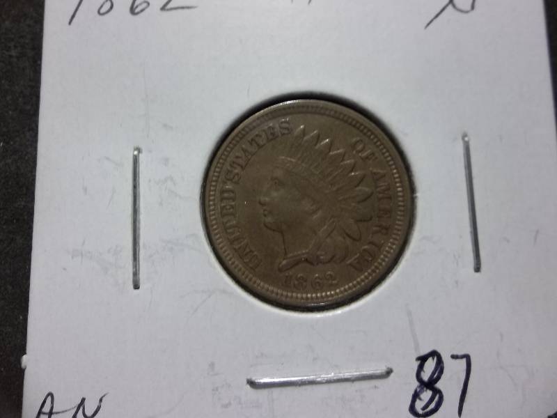 1862 Indian Head Cent