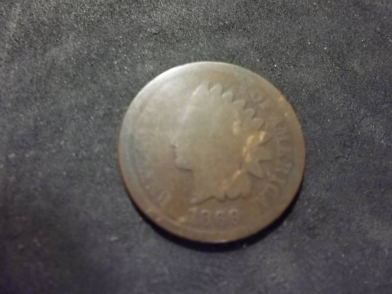 1869 Indian Head Cent