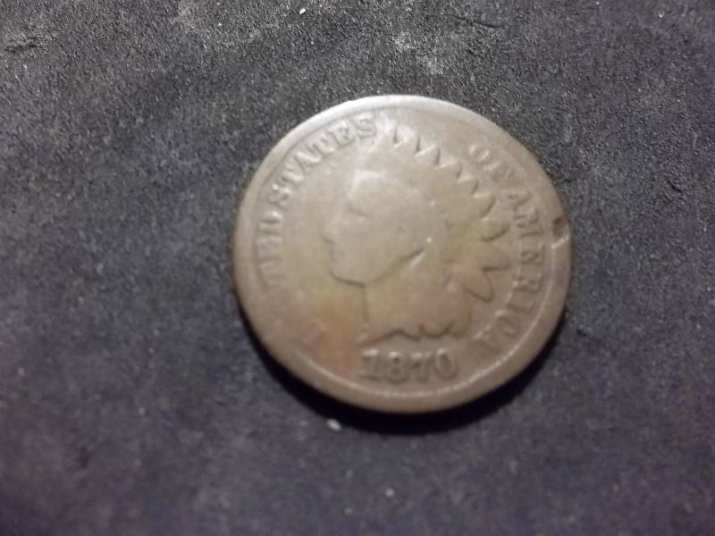 1870 Indian Head Cent