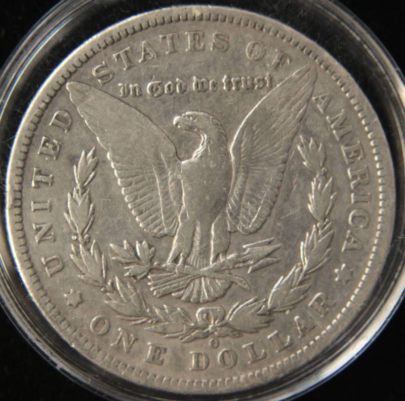 1899-O MORGAN SILVER DOLLAR IN AIRTITE HOLDER