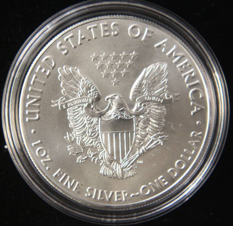 2017 AMERICAN SILVER EAGLE 1 TROY OZ. .999 FINE SILVER IN AIRTITE
